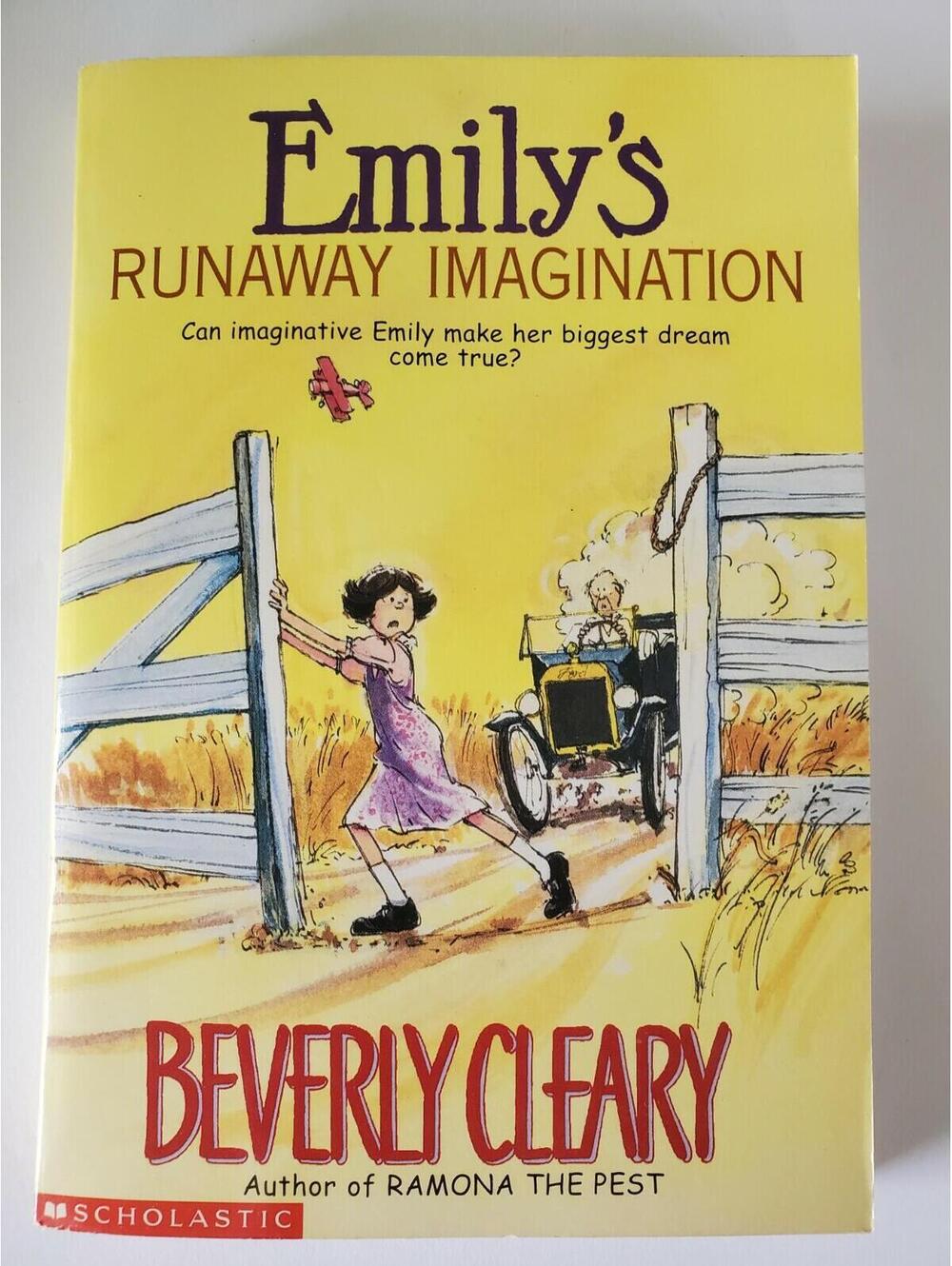 Emily's Runaway Imagination by Beverly Cleary Paperback Book Reading Level 6.1